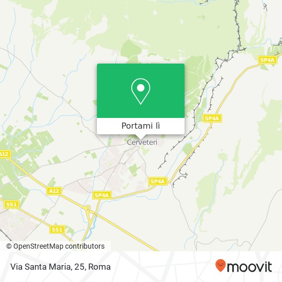 Mappa Via Santa Maria, 25