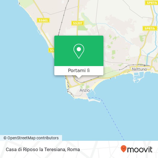 Mappa Casa di Riposo la Teresiana