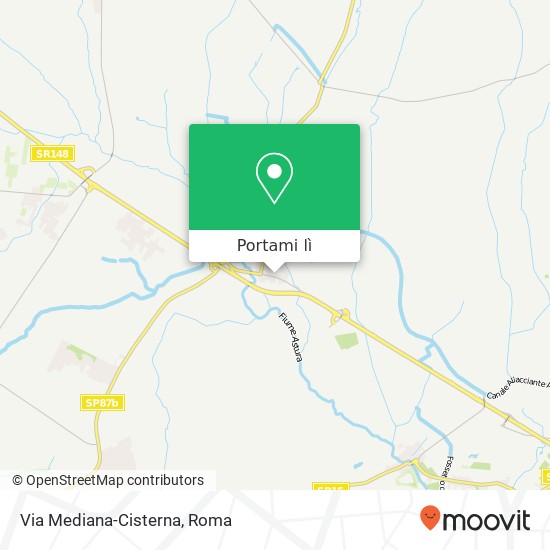 Mappa Via Mediana-Cisterna