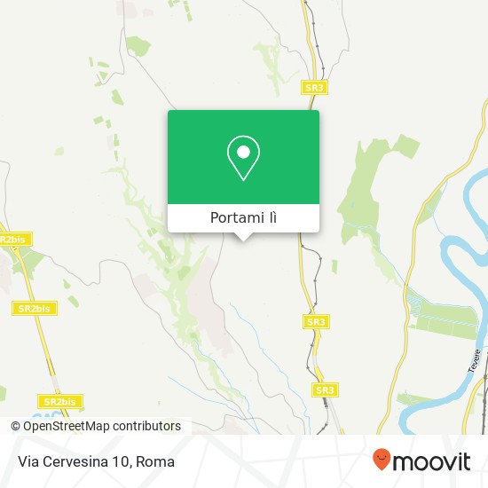 Mappa Via Cervesina 10