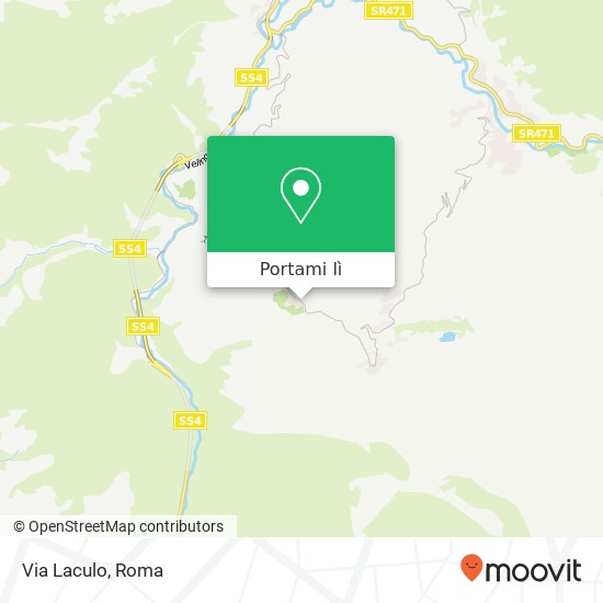 Mappa Via Laculo