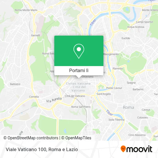 Mappa Viale Vaticano  100