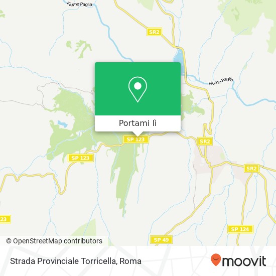 Mappa Strada Provinciale Torricella