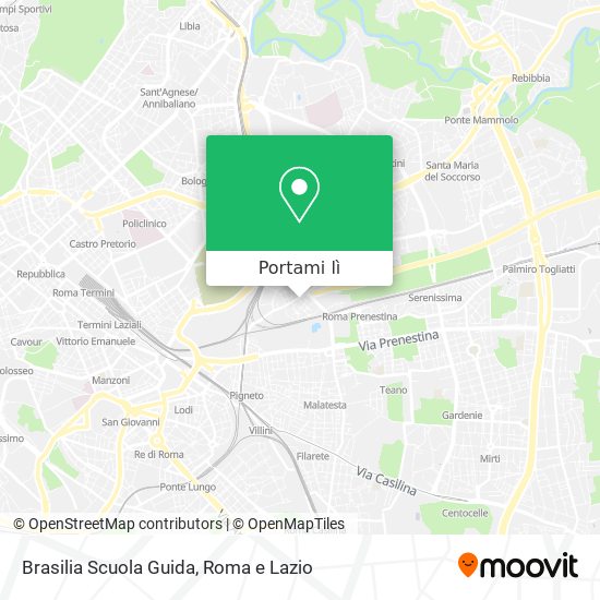 Mappa Brasilia Scuola Guida