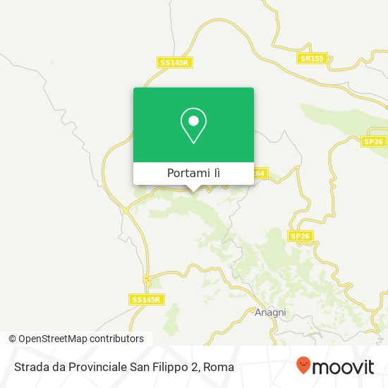 Mappa Strada da Provinciale San Filippo 2