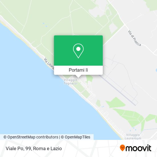 Mappa Viale Po, 99