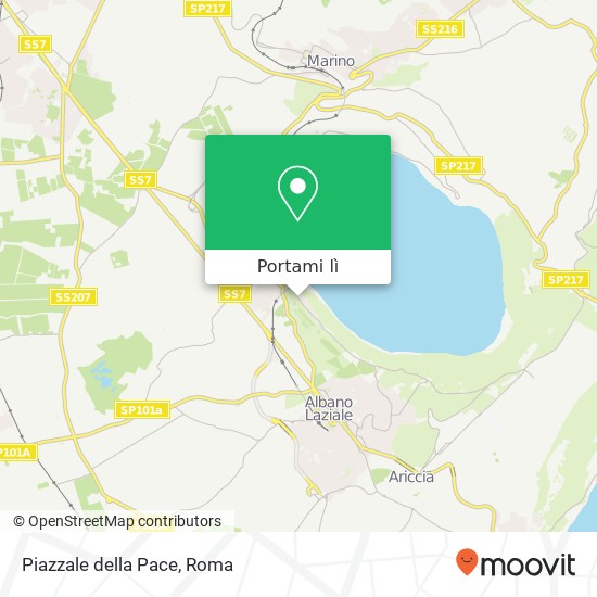 Mappa Piazzale della Pace