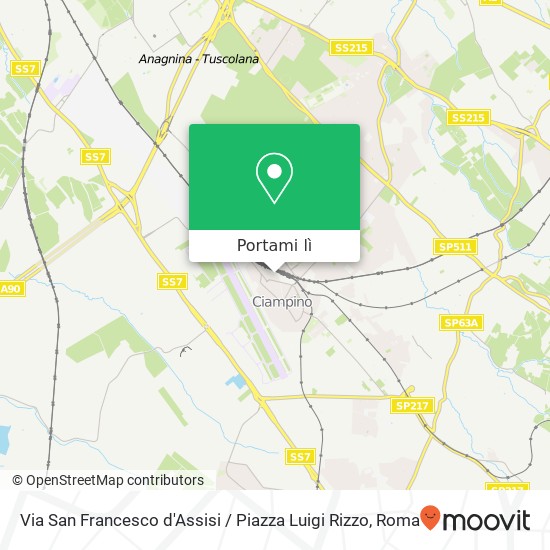 Mappa Via San Francesco d'Assisi / Piazza Luigi Rizzo