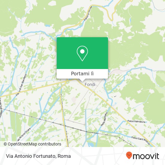 Mappa Via Antonio Fortunato