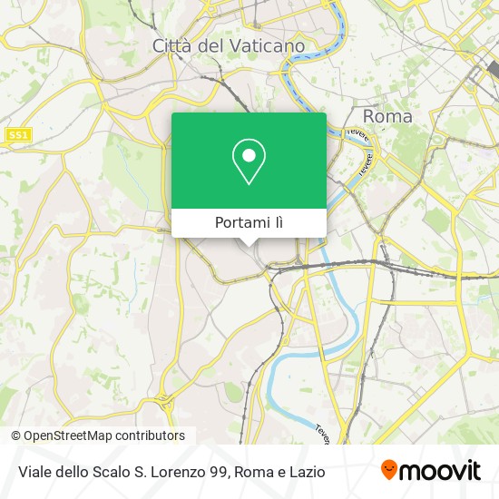 Mappa Viale dello Scalo S. Lorenzo 99