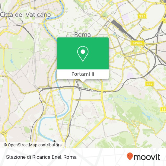 Mappa Stazione di Ricarica Enel