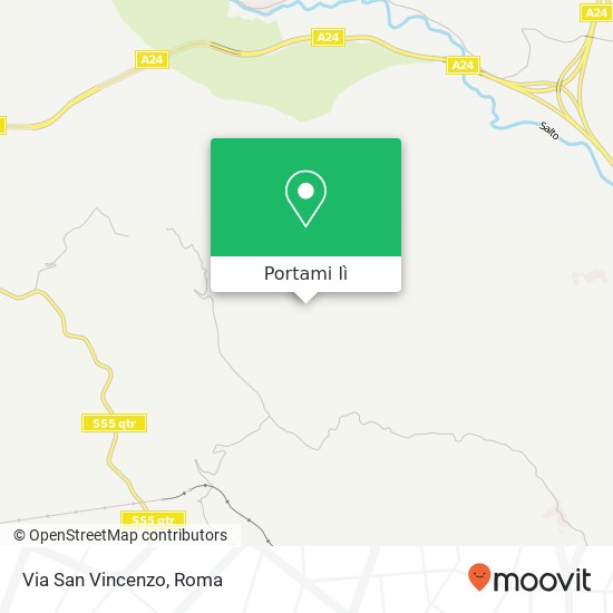 Mappa Via San Vincenzo