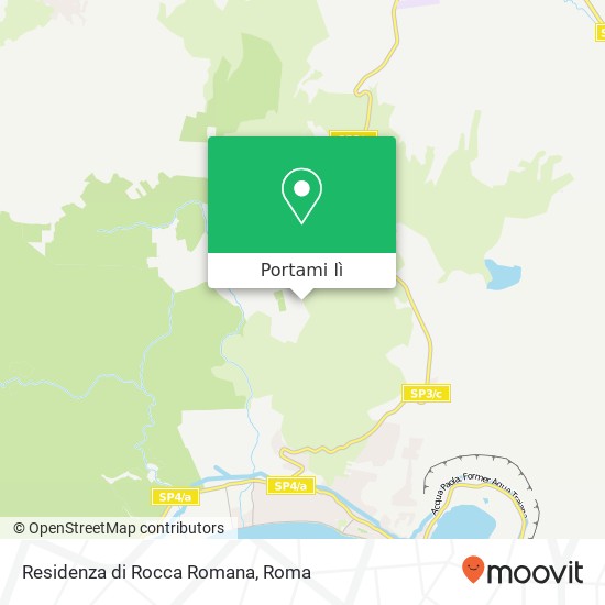 Mappa Residenza di Rocca Romana