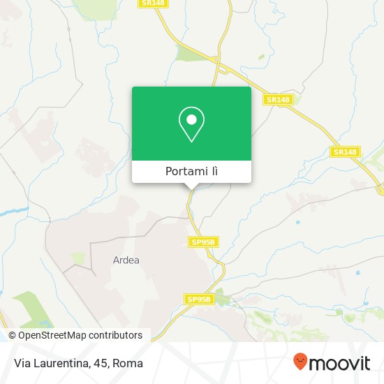 Mappa Via Laurentina, 45