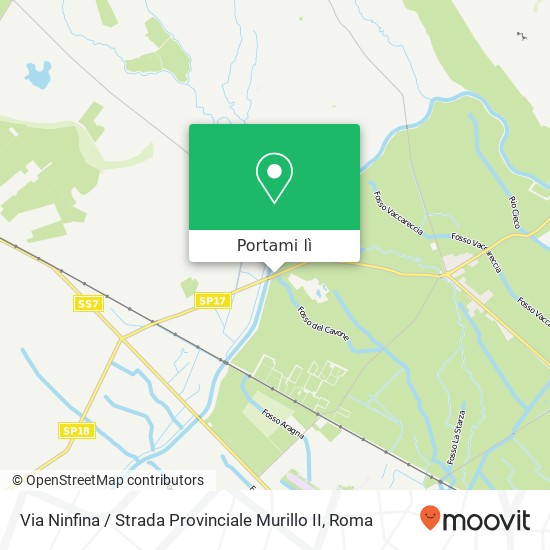 Mappa Via Ninfina / Strada Provinciale Murillo II