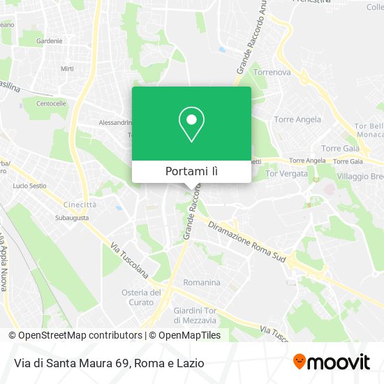 Mappa Via di Santa Maura 69