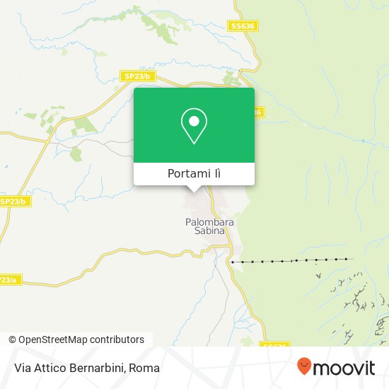 Mappa Via Attico Bernarbini‬