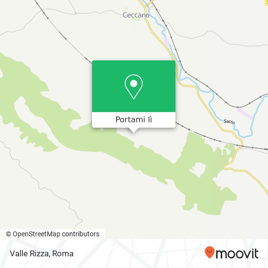 Mappa Valle Rizza