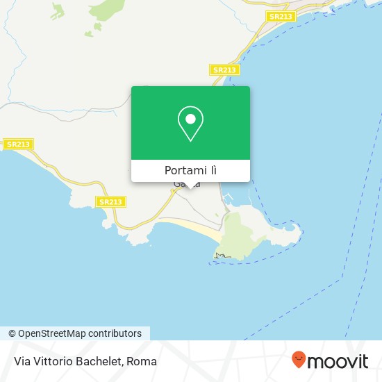 Mappa Via Vittorio Bachelet
