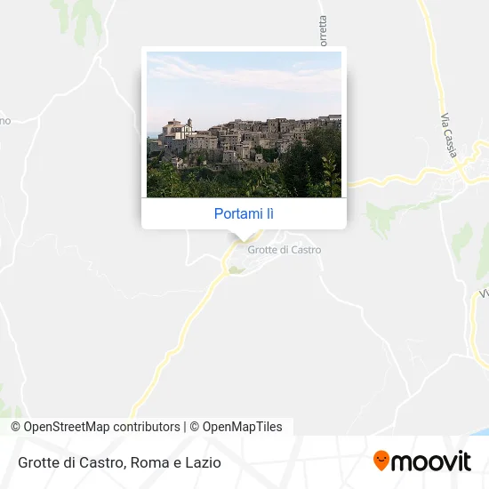 Mappa Grotte di Castro