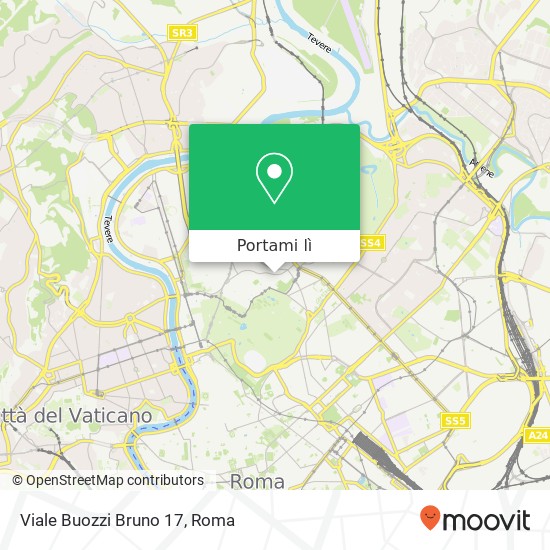 Mappa Viale Buozzi Bruno 17