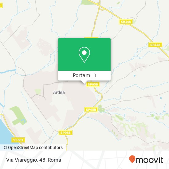 Mappa Via Viareggio, 48