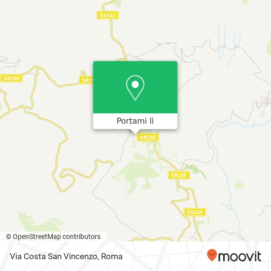 Mappa Via Costa San Vincenzo