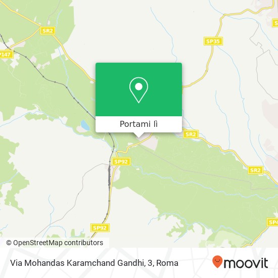 Mappa Via Mohandas Karamchand Gandhi, 3