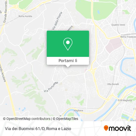 Mappa Via dei Buonvisi 61/D