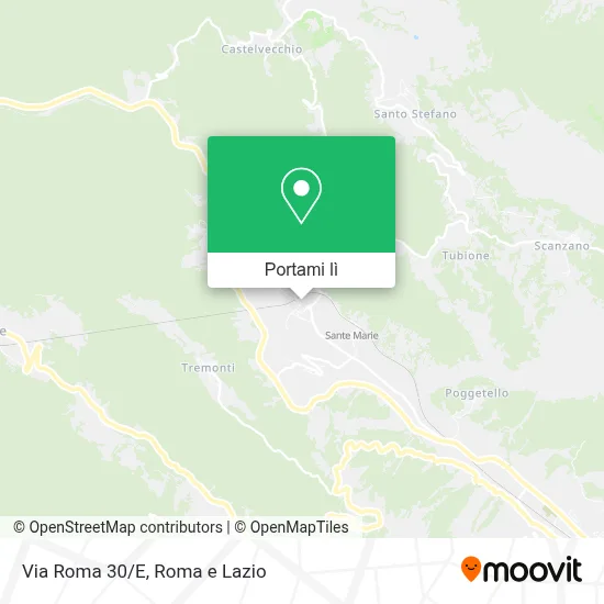 Mappa Via Roma 30/E