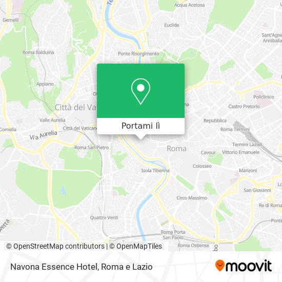 Mappa Navona Essence Hotel