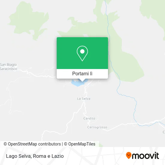 Mappa Lago Selva