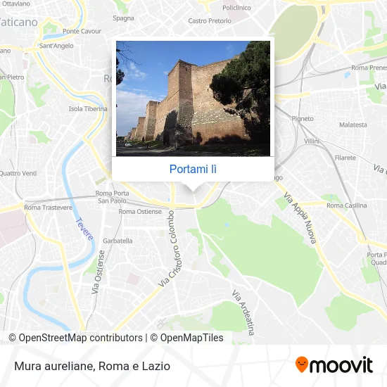 Mappa Mura aureliane