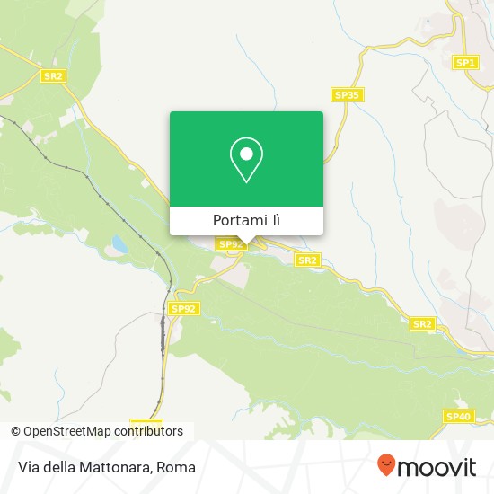 Mappa Via della Mattonara