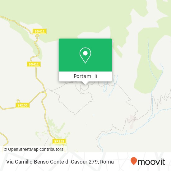 Mappa Via Camillo Benso Conte di Cavour 279