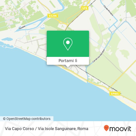 Mappa Via Capo Corso / Via Isole Sanguinare