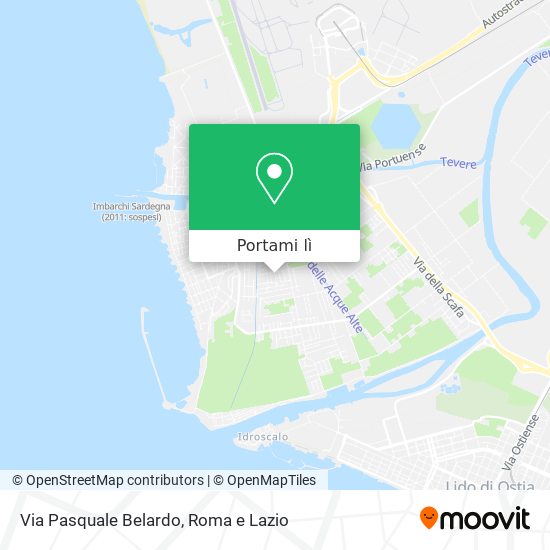 Mappa Via Pasquale Belardo