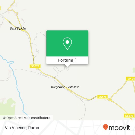 Mappa Via Vicenne