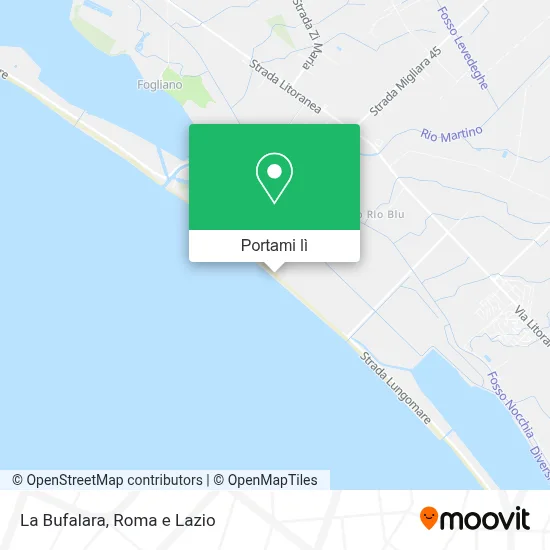 Mappa La Bufalara