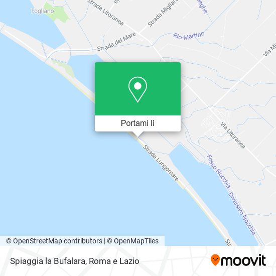 Mappa Spiaggia la Bufalara