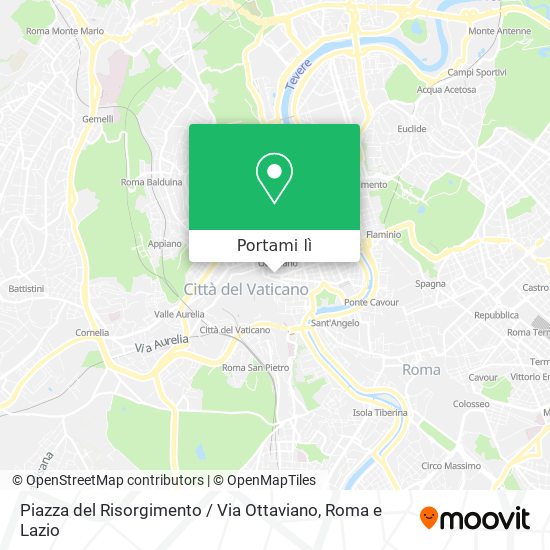 Mappa Piazza del Risorgimento / Via Ottaviano