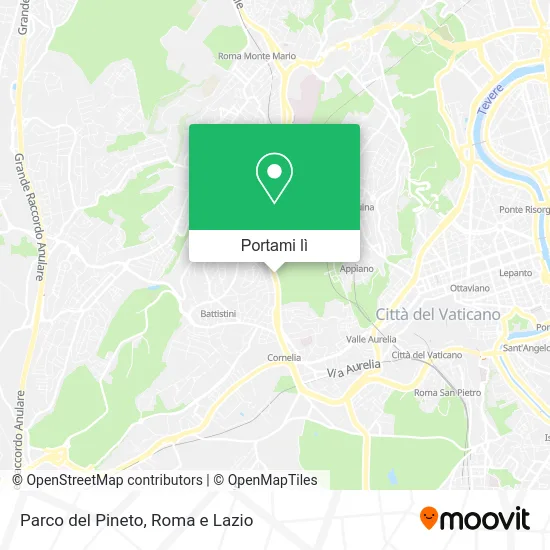 Mappa Parco del Pineto