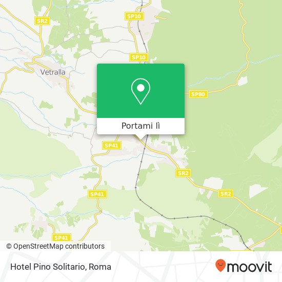 Mappa Hotel Pino Solitario