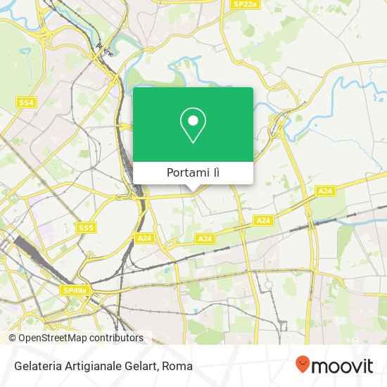 Mappa Gelateria Artigianale Gelart