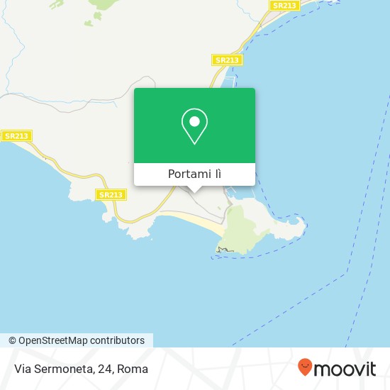 Mappa Via Sermoneta, 24