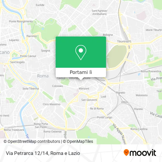 Mappa Via Petrarca 12/14