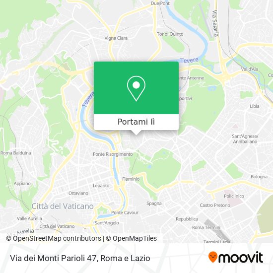 Mappa Via dei Monti Parioli 47