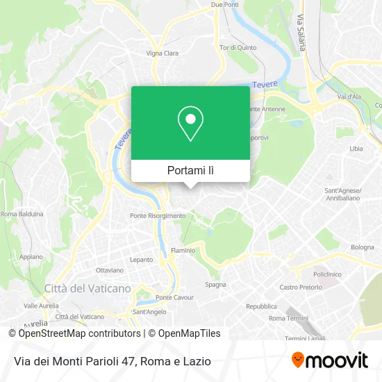 Mappa Via dei Monti Parioli 47