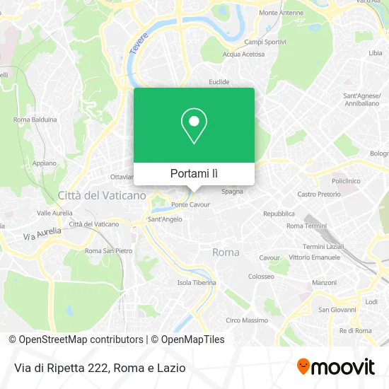 Mappa Via di Ripetta 222