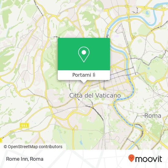 Mappa Rome Inn